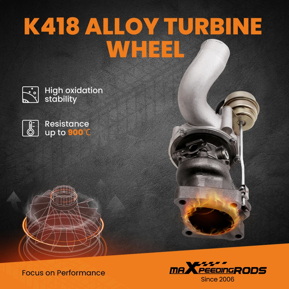 K04 K04-026 Upgraded Turbocharger for Audi S4 RS4 A6 Quattro 2.7L P 1999-2004  2002 53039880017  53039700017 078145702H