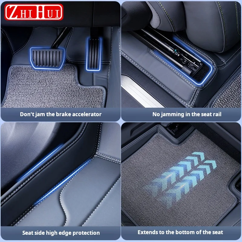 For Lynk & Co 08 EMP 2025 2026 Car Styling Full Coverage Floor Mats Carpets Interior Premium Anti-Slip Durable Auto Accessories