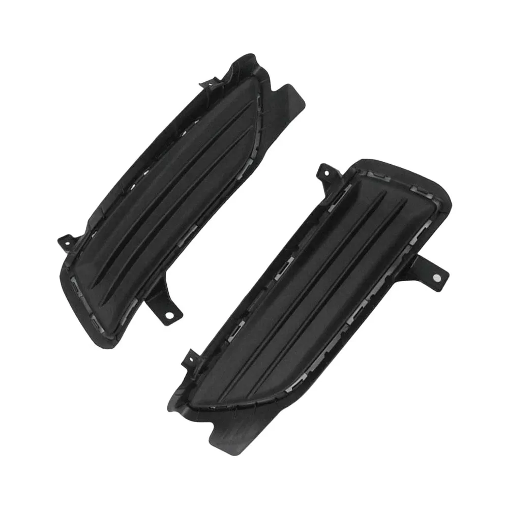 Two Piece Fog Light Frame Set Compatible with For Hyundai Tucson 2019 2020 2021 Uses Same Mounting Configuration as OE