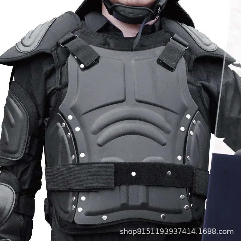 rIOT SUIT BLACK HARD ARMOR SUIT FLAME RETARDANT COMBAT