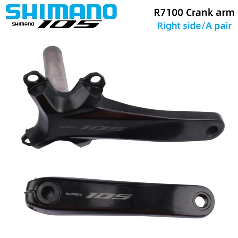 Shimano 105 R7100 Crankarm 2x12 Speed A Pair/Right Side 165/170/172.5/175mm 12S For Road Bike Original Bicycle Crank Accessories