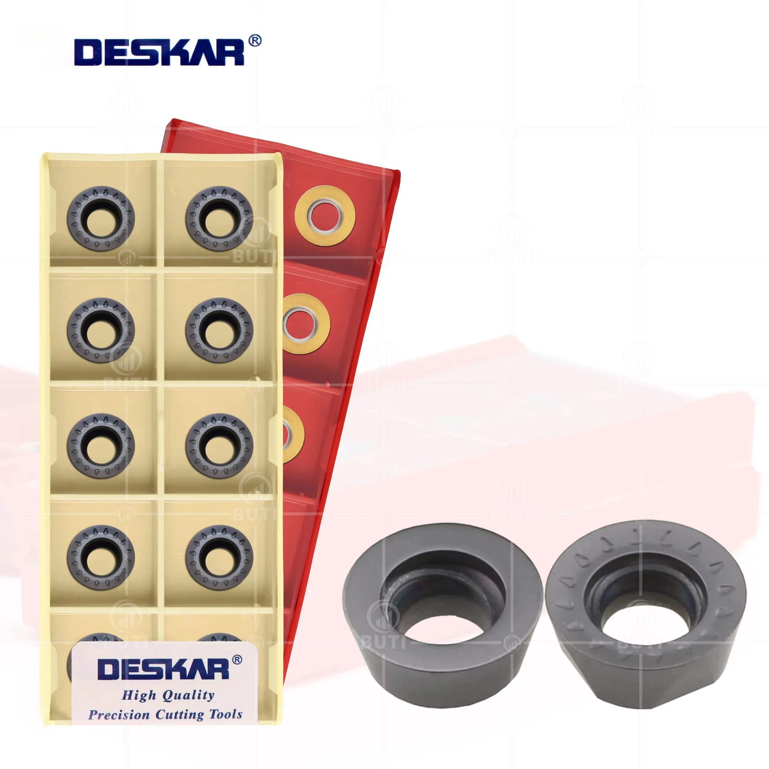 DESKAR Milling Insert RPMT08T2/10T3MOE-JS RPMT1003/10T3MO-TT LF6018 LF6028 Steel Parts Stainless Steel Processing Milling Blades