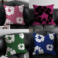 Tears D-Denim T-Tears Pillow Case Anti-dustmite Pillowcase Invisible zipper silky short plush Sofa cushion cover
