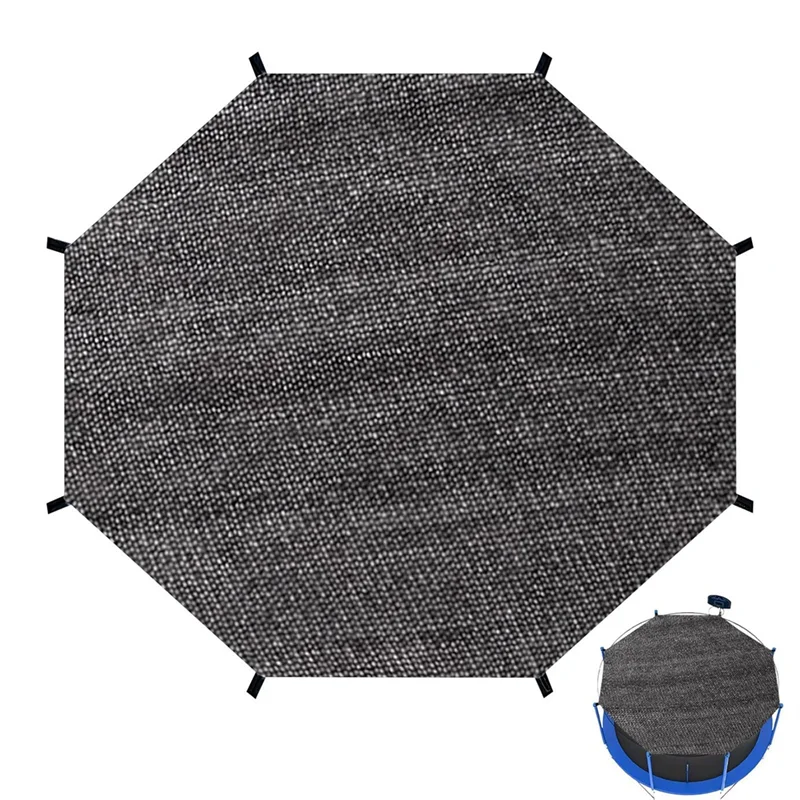 

ABJX New Trampoline Top Shade Cover Trampoline Protective Cover For Backyard Playground 14FT 8 Poles