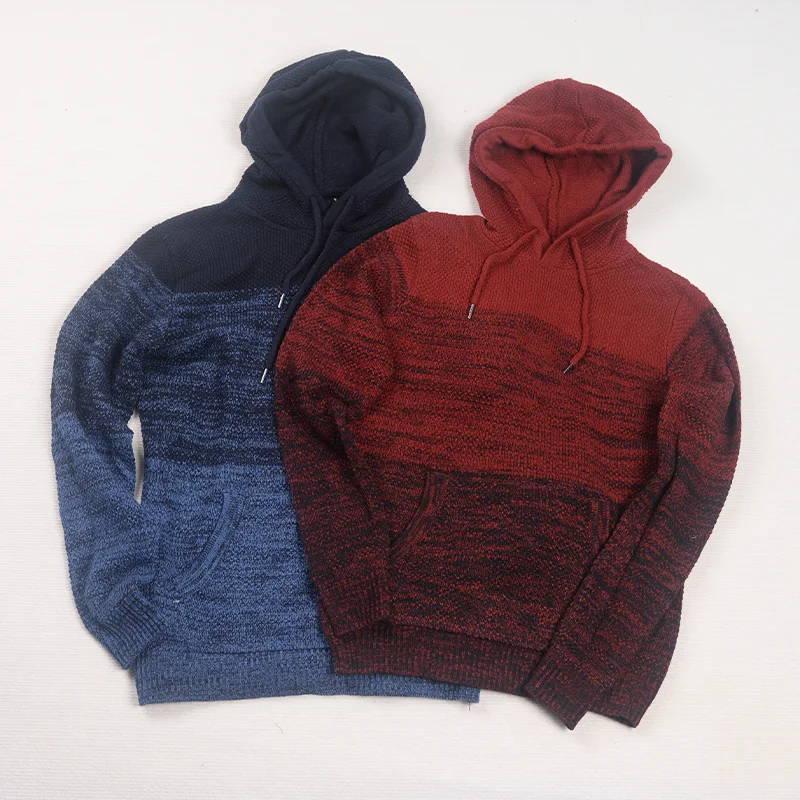 

Rue2 adient Цветная полосатая вязаная шапка Свитер Осень-зима Базовый слой Overhead irt Young Casual Faion Ci Long Sve r...