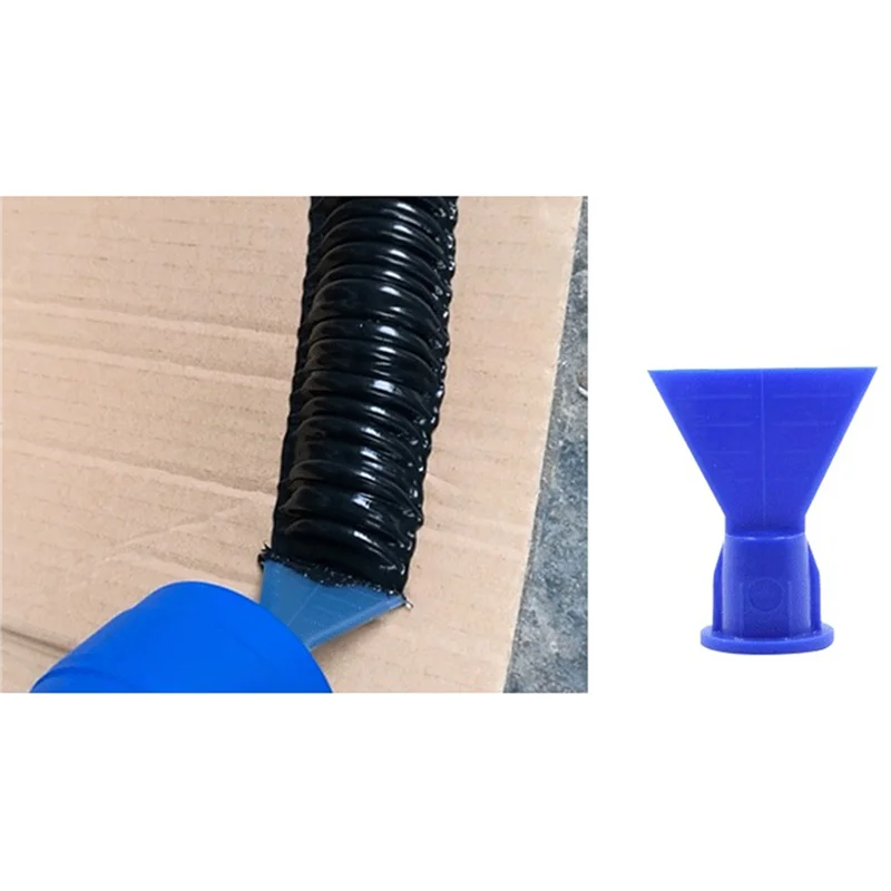 

A96I-Wave Shape Silicon Cone For Cartridge Caulking Spare Part Nozzle Spray Tip For Sealant Dispenser Syringe Accessory 60Pcs