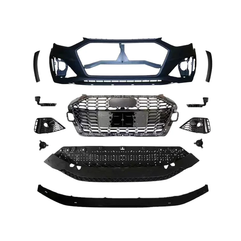 RS4 front bumper with grille for A4 allroad bnumper High quality Front bumper for A4 allroad 2020 2021 2022 2023