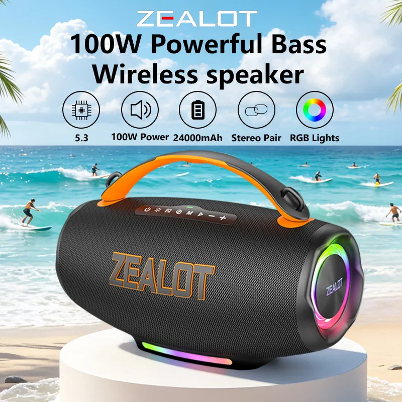 Zealot S167 Wireless Speaker Power Bank Waterproof