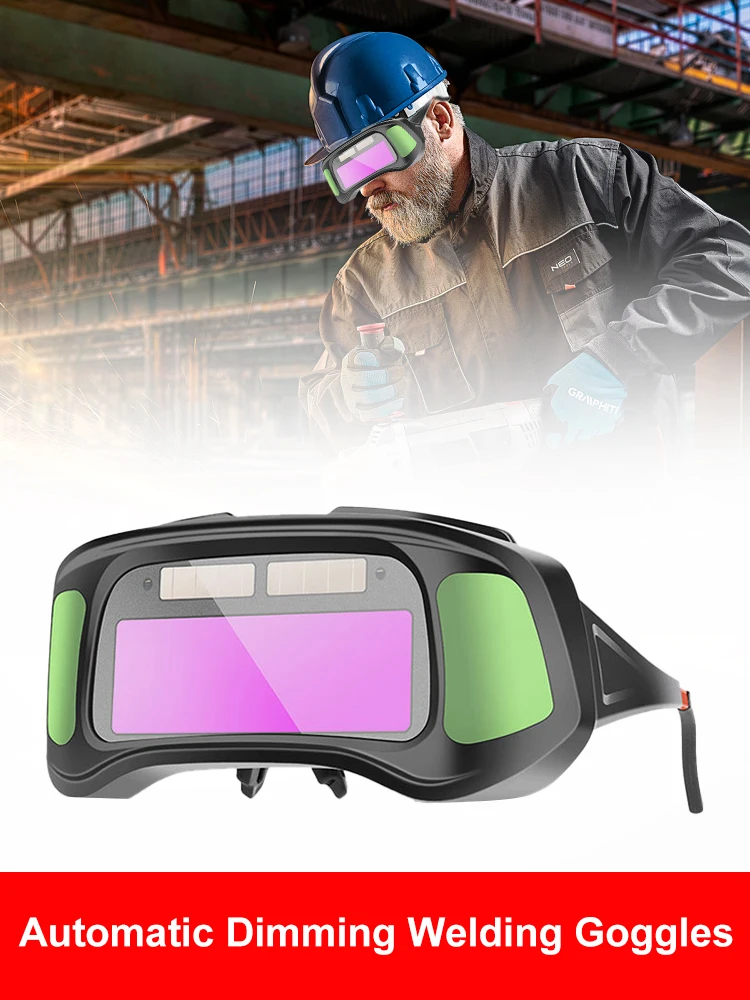Imagem -02 - Anti-glare Argon Arc Welding Óculos Escurecimento Automático Escurecimento Óculos de Proteção para os Olhos Soldador Ferramentas