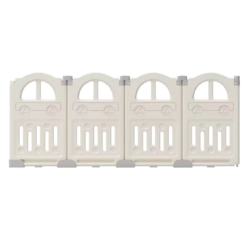 Kunststoff-Baby-Laufstall-Verlängerungsplatten, 2 und 4 Panels, Zubehör für den faltbaren 14-Panel-Baby-Laufstall EDP001
