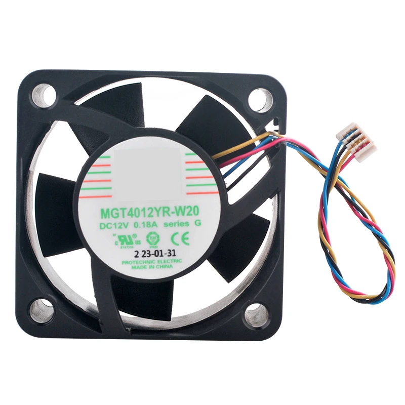 MGT4012YR-W20 4cm 40mm fan 40x40x20mm DC12V 0.18A 4-pin 9500rpm Cooling fan for monitor motherboard chassis CPU