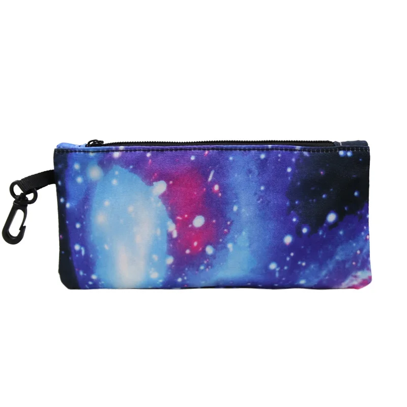 10 個黒 DIY キャンバス鉛筆ケース化粧バッグジッパー鉛筆バッグ 10 個ポーチカスタマイズ学校学生文具用品