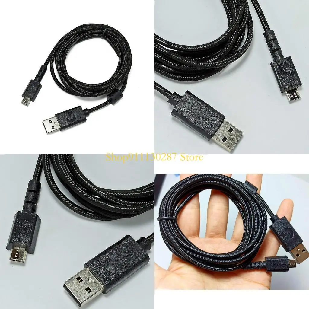 

J1HC New USB Charging Cable/Line/Wire for G913 G913TK Keyboard 79'' Braided