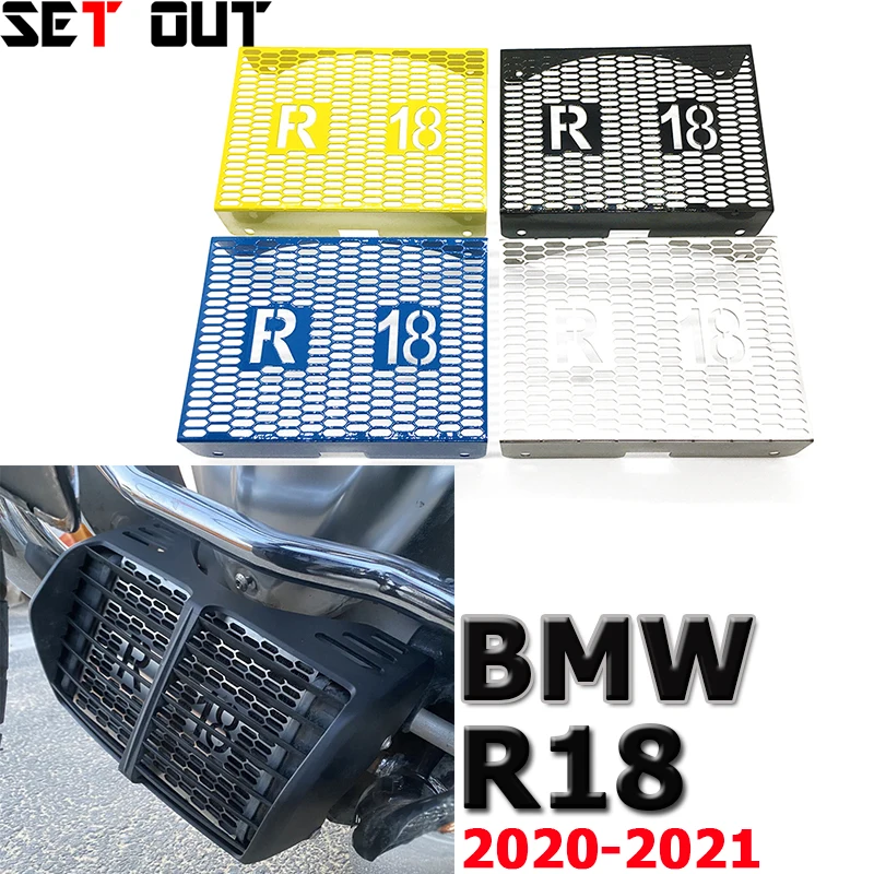 

For BMW R18 Classic 2020 2021 R18 20-21 Motorcycle Accessories Motor Radiator Grill Oil Cooler Guard Guard Aluminum Alloy Plate