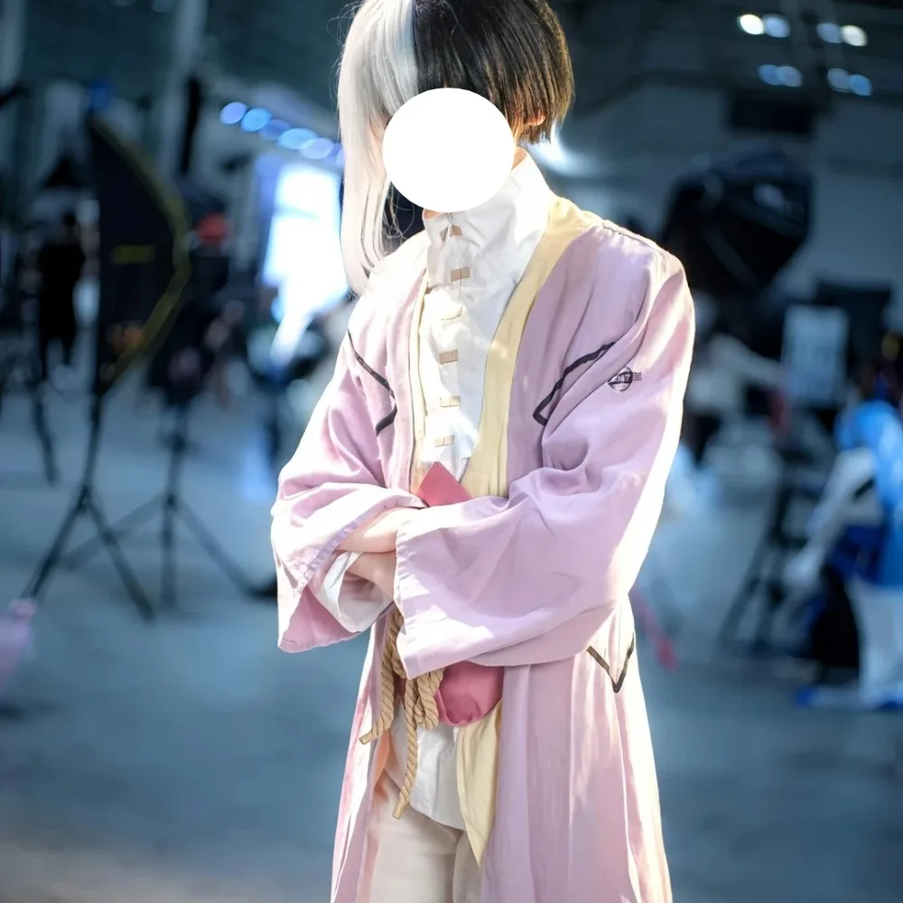 Gen Asagiri Cosplay Costume Jacket with Belt Accessories Wig Set Adult Men Halloween Comic Con Carnival Stage Performance Outfit view 3