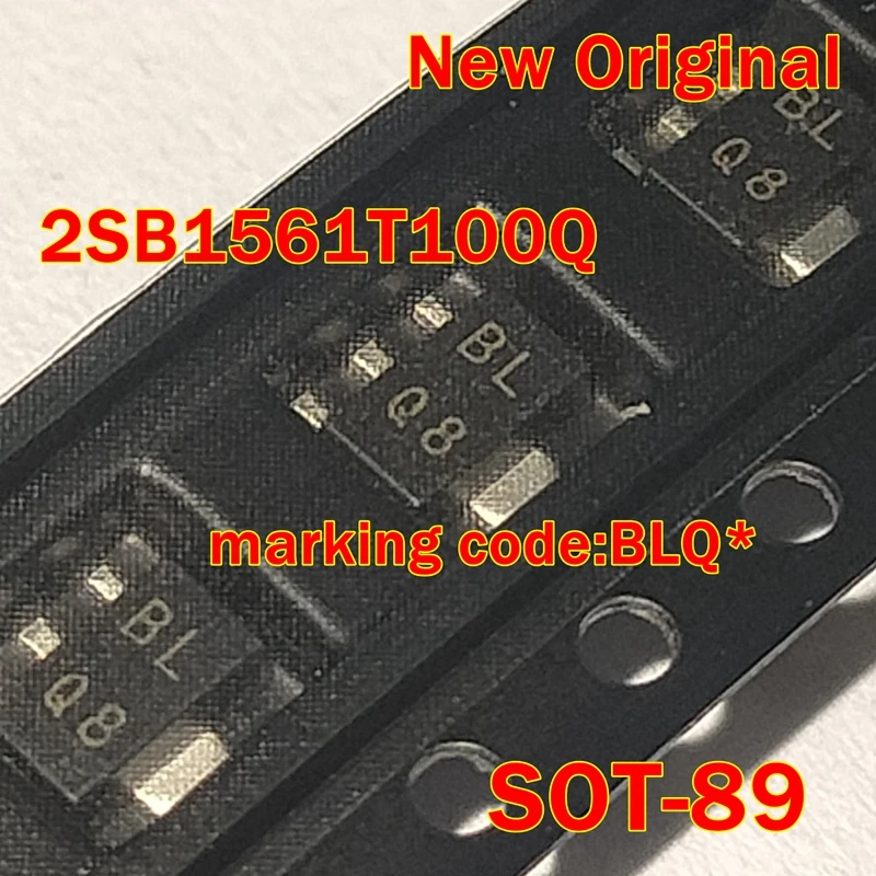 1pcs to 100pcs New Original 2SB1561T100Q 2SB1561 SOT-89 marking code:BLQ* Medium Power Transistor (-60V, -2A, 60V, 2A)