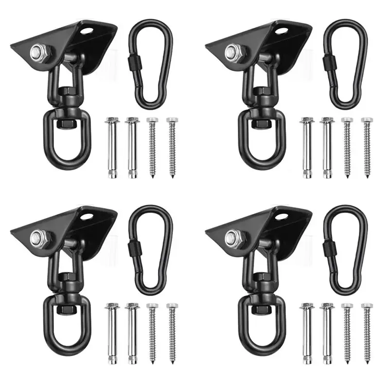 baag-4x-ceiling-hook-hanging-chair-360°-rotate-swing-hanger-450kg-swing-suspension-hook-for-punching-baghammockyogaetc