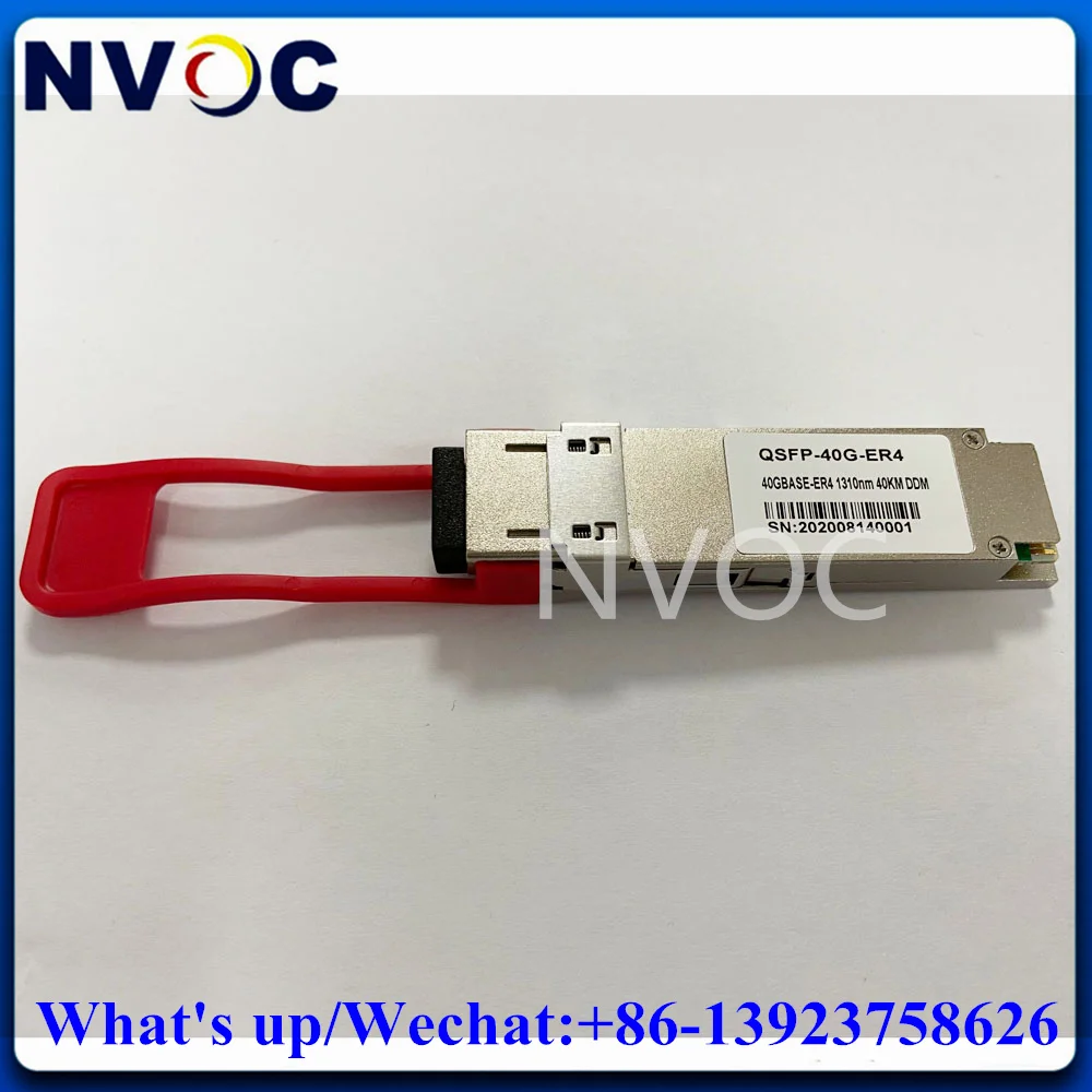 40G QSFP 40KM,QSFP-40G-ER4 Compatible 40GBASE-ER4 Duplex LC DOM Transceiver 40Gbps ER Single Mode Optic Module