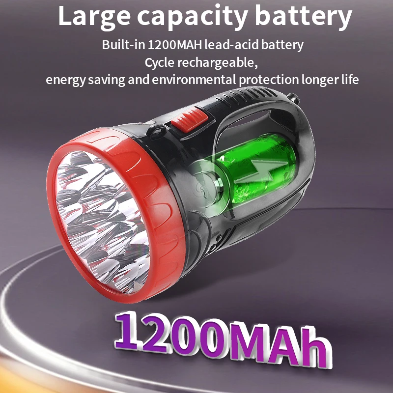 15LED Scorpion Lamp Rechargeable Purple Searchlight UV Torch Led Strong Light Flashlight