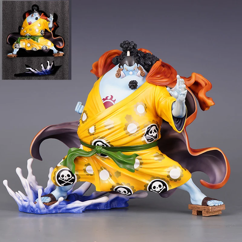 25cm Anime One Piece Figures GK Jinbe Action Figures Oka Shichibukai PVC Model Collection Ornament Toys Desktop Decoration Gifts