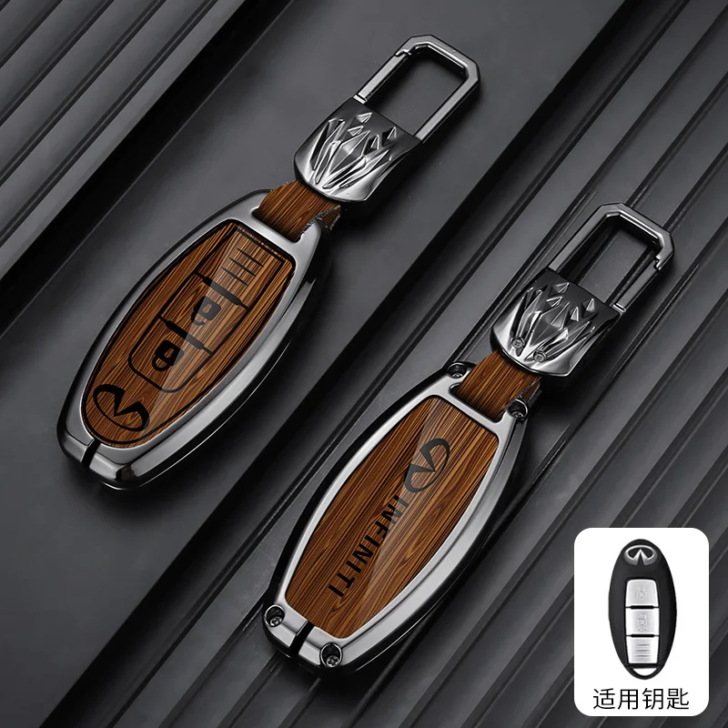 Zinc Alloy Car Key Case Cover Smart Remote Shell For Infiniti Q50 Q60 Q70 QX50 QX60 QX70 G25 EX FX JX35 FX25 FX35 EX35 FX37 JX35