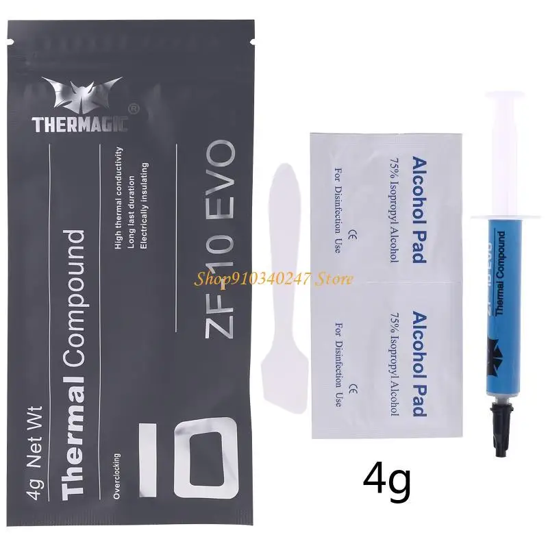 Q22A ZF-10 Spritze Silikon Wärmefettpaste für CPU GPU Chipsatz Notebook-Kühlung