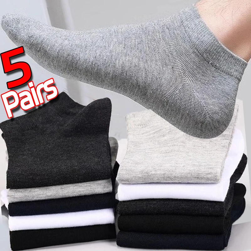 

Unisex Casual Solid Color Socks Thin Breathable Lightweight Comfy Anti Odor Sweat-absorbing Men Women Low Cut Ankle Boat Socks