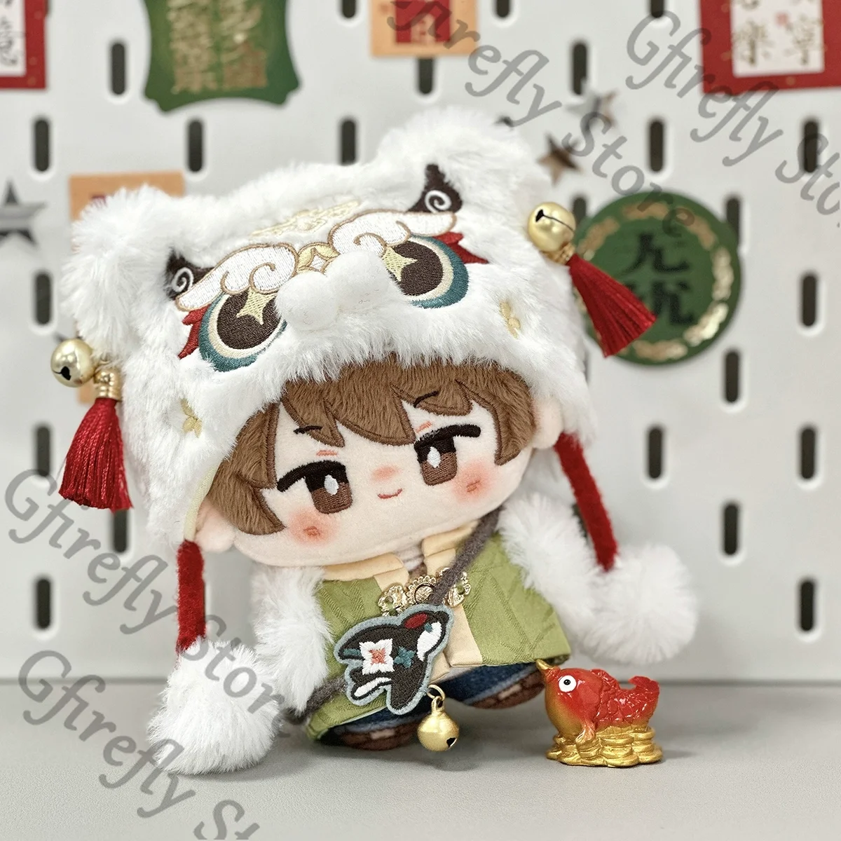 

"New Year Greeting Dress" Series Cotton Puppet Clothes Exotic Apparel Ornaments 10cm Cosplay Costumes Chinese Dress Fitting