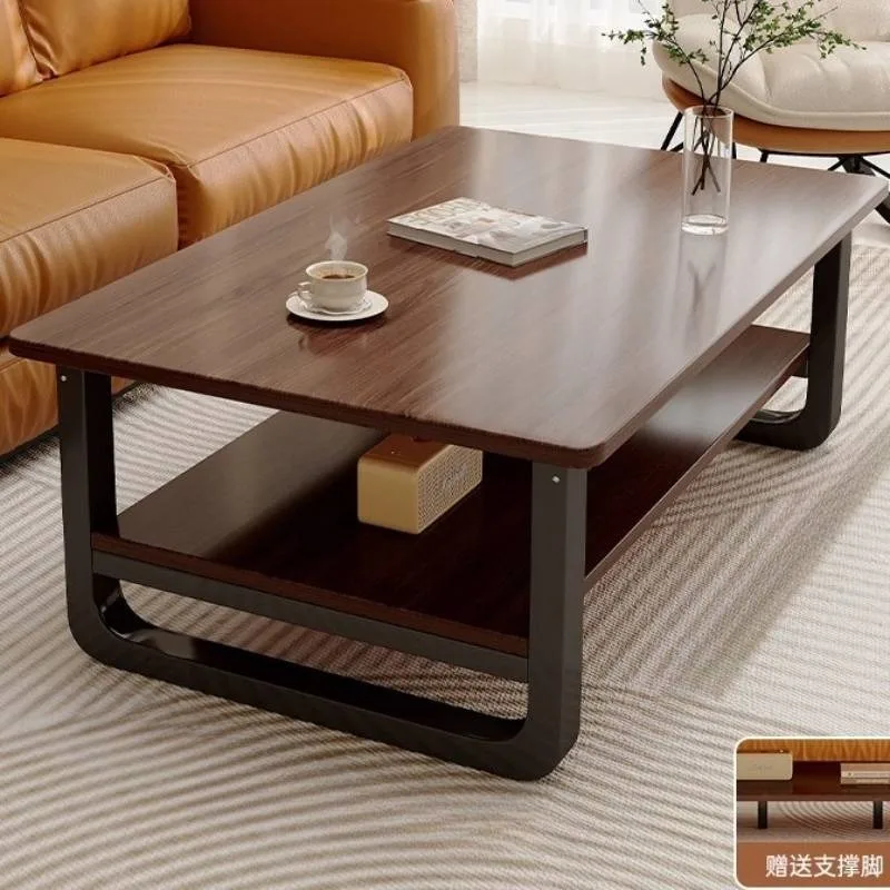 طاولات القهوة على الطراز الأوروبي الفاخرة مستطيلة منتصف القرن صالون نهاية الجدول الشمال توفير المساحة ميسا دي سنترو أثاث المنزل