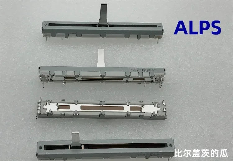 

2 pcs RS60112A600N Duplex potentiometer 10KA× 2 axis long 15mm pioneer fader special