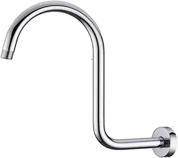 淋浴噴頭延長臂 不鏽鋼 S 型淋浴臂 10.5 英吋長 淋浴升降桿 淋浴高度提升器 10 最佳銷售 淋浴臂 - №9