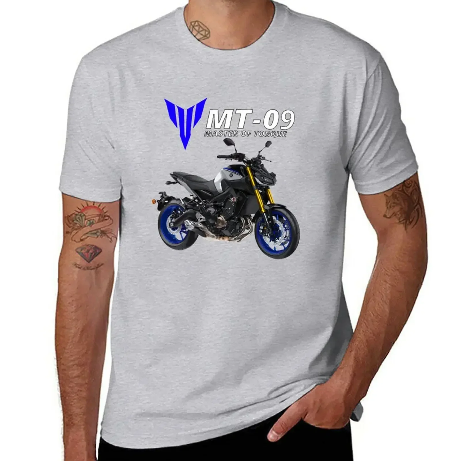 Short sleeve tee mens t shirt graphic MT-09 Motorcycle T-Shirt plain graphic men clothing harajuku 2024 funny SUMMER style tops