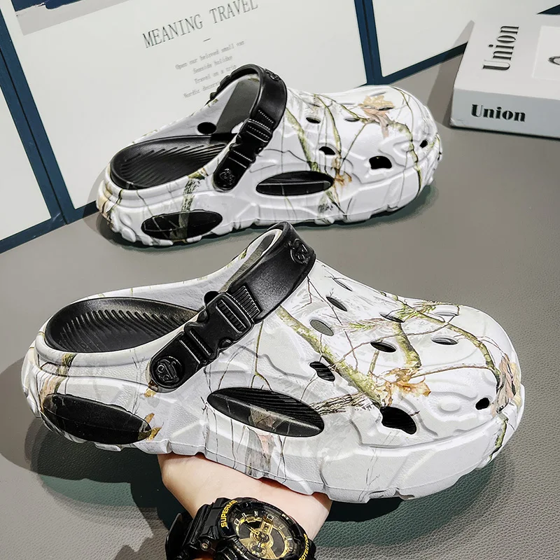 Men EVA New Slippers Beach Indoor Non Slip Bathroom Comfortable High Quality Bedroom Cute Summer Sandals Casual Luxury House