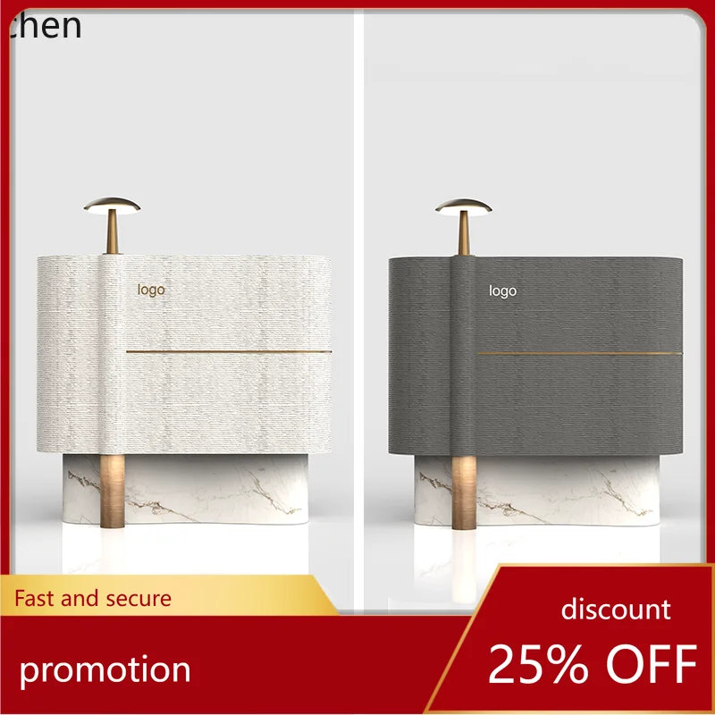 

Стойка ресепшн ZML: Простая современная стойка для компании из нержавеющей стали