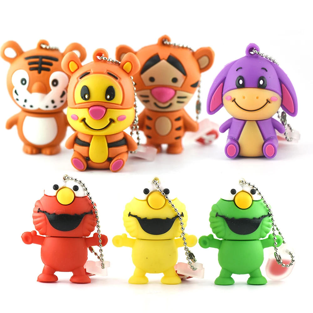 animal cute leopard usb flash drive high speed 128GB  4GB 8GB cartoon tiger 16GB U disk 32GB pendrive 64GB memory stick