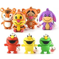 animal cute leopard usb flash drive high speed 128GB  4GB 8GB cartoon tiger 16GB U disk 32GB pendrive 64GB memory stick