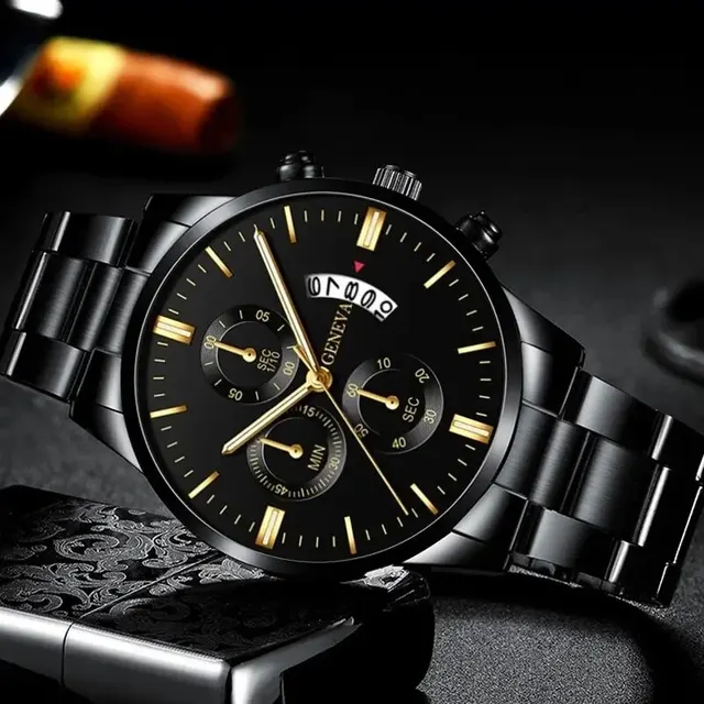 Fashion Men Stainless Steel Watch Luxury Calendar Quartz Wrist Watch Mens Business Watches for Man Clock Montre Homme 4 Fashion Men Stainless Steel Watch Luxury Calendar Quartz Wrist Watch Mens Business Watches for Man Clock Montre Homme 4