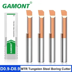 GAMONT MTR Tungsten Steel Small Hole Boring Cutter Alloy Inner Hole Turning Shock-Absorbing Tool Bar Small Boring Tools