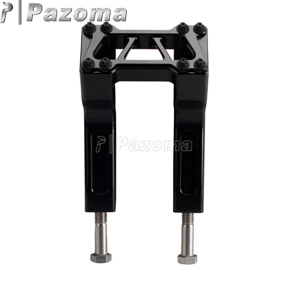 Motorcycle Riser 6 inch Handle Rieser Round Gauge Mount Top Cover Kit For Harley Motorcycle Accessores 6061-T6 Billet Aluminum