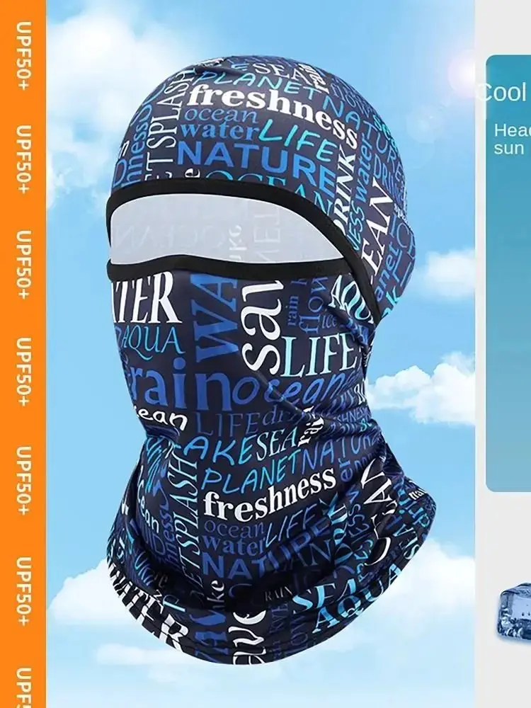 AliExpress WRELS Ice Silk Cycling Full Face Cap Sun Anti-UV Protection Outdoor Sports Summer Balaclava Motorcycle Helmet Liner Men Hats Headwear
