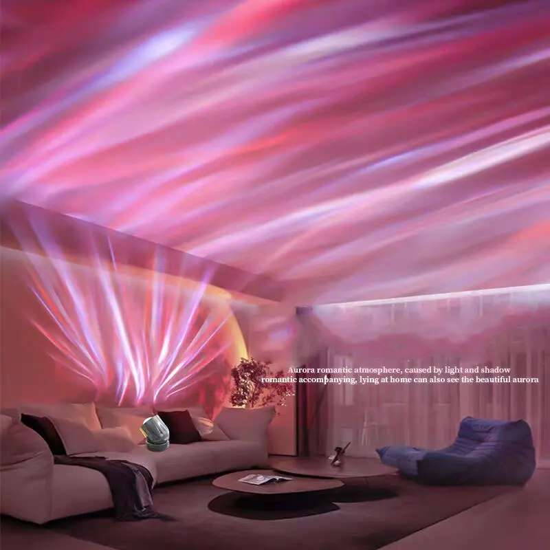 Adjustable Color Night Light Projector Home Galaxy Light Projector Bedroom Living Room Ambient Light Star Projector Accessories