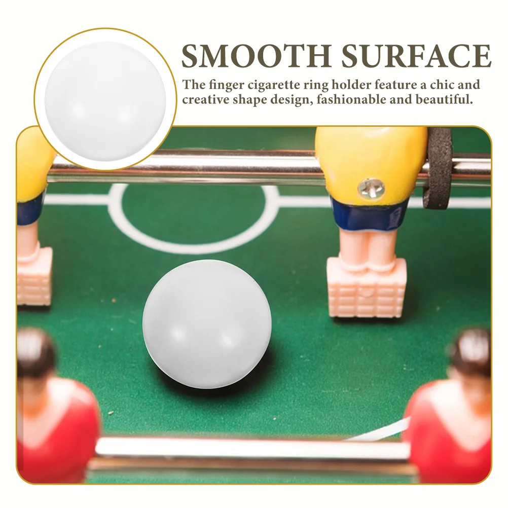 24Pcs Mini Glossy Foosball Balls Durable Replacement Parts Table Soccer Accessories Desktop Game Supplies Foosball Table Parts