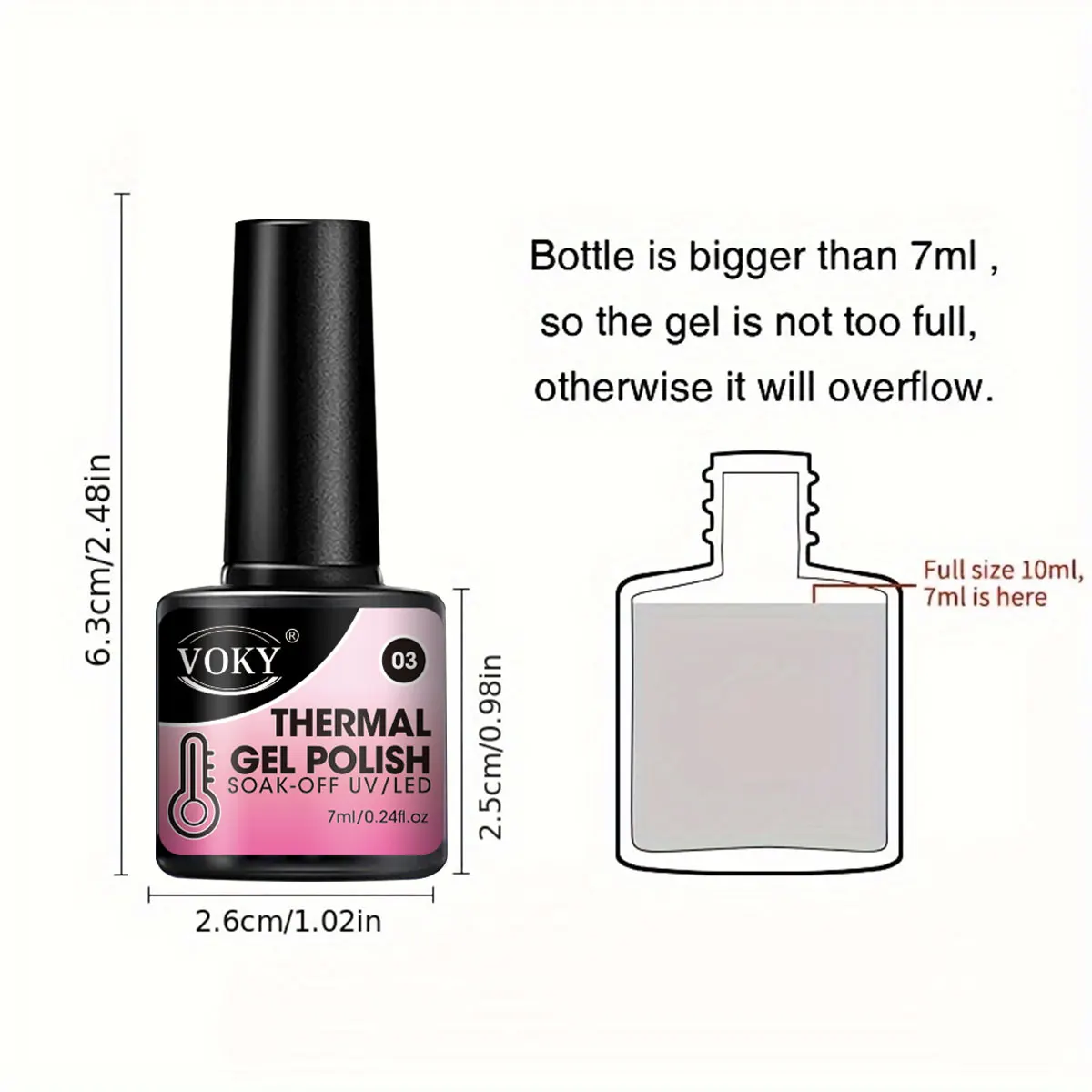 6 قطع/مجموعة لاصقة أظافر جلية حساسة للحرارة قابلة للتغيير، تغييرات الألوان مع درجة الحرارة، مجموعة فنية للأظافر #2