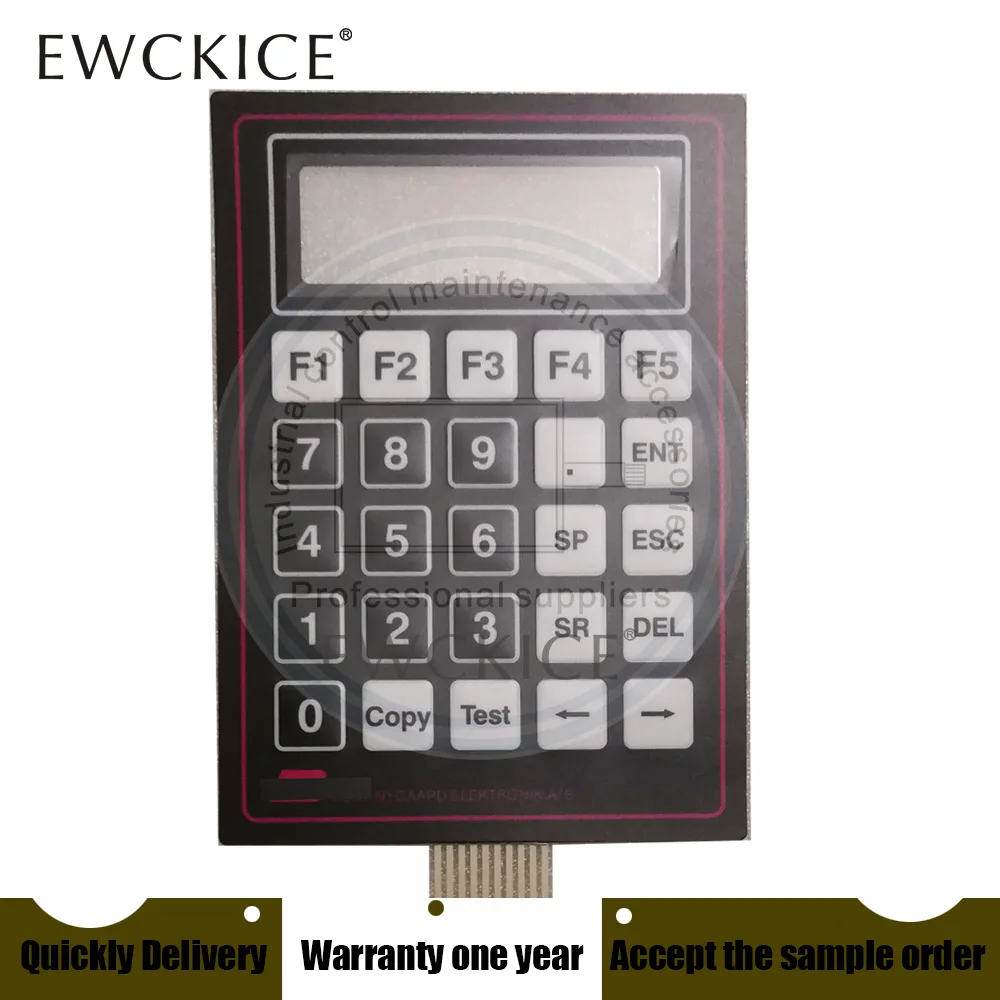 NEW BENT NYGAARD ELEKRTONIK A/S HMI PLC Membrane Switch keypad keyboard Industrial control maintenance accessories