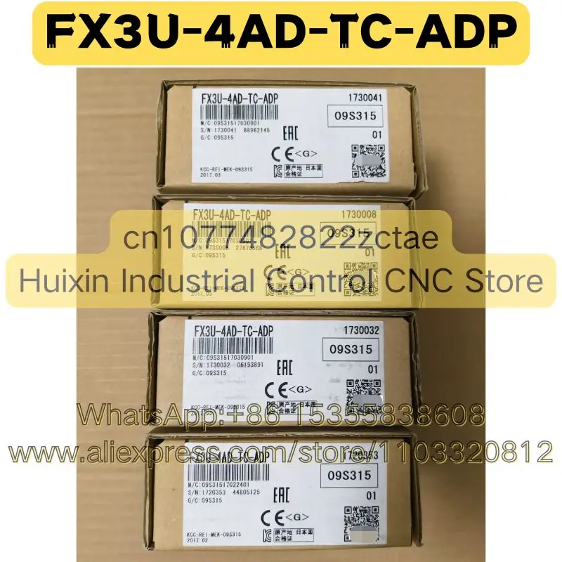 Brand New FX3U-4AD-TC-ADP FX3U 4AD TC ADP PLC Expansion Module