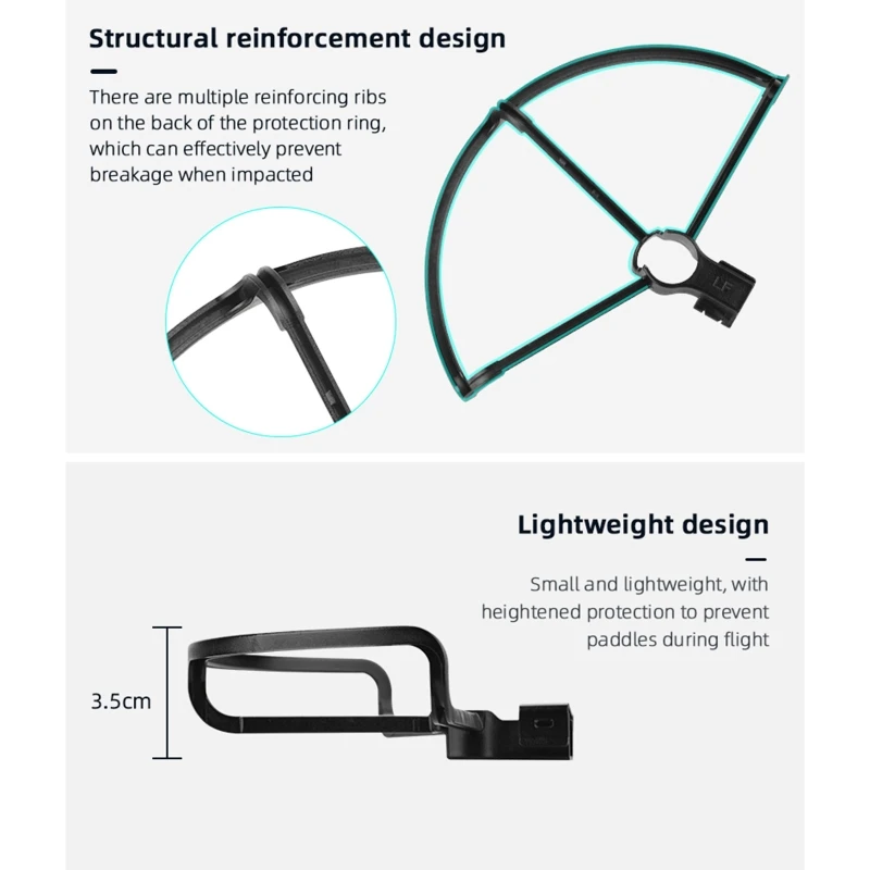 1 ชุด Paddle ป้องกันใบพัดใบพัด CRASH Guards ชุดกันชนสำหรับ Sjrc F11S dropship