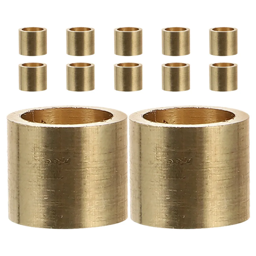 

12Pcs Copper Billiard Cue Ferrules Snooker Pool Stick Tip Ferrules Replacement Parts Easy Install Professional Grade Stability