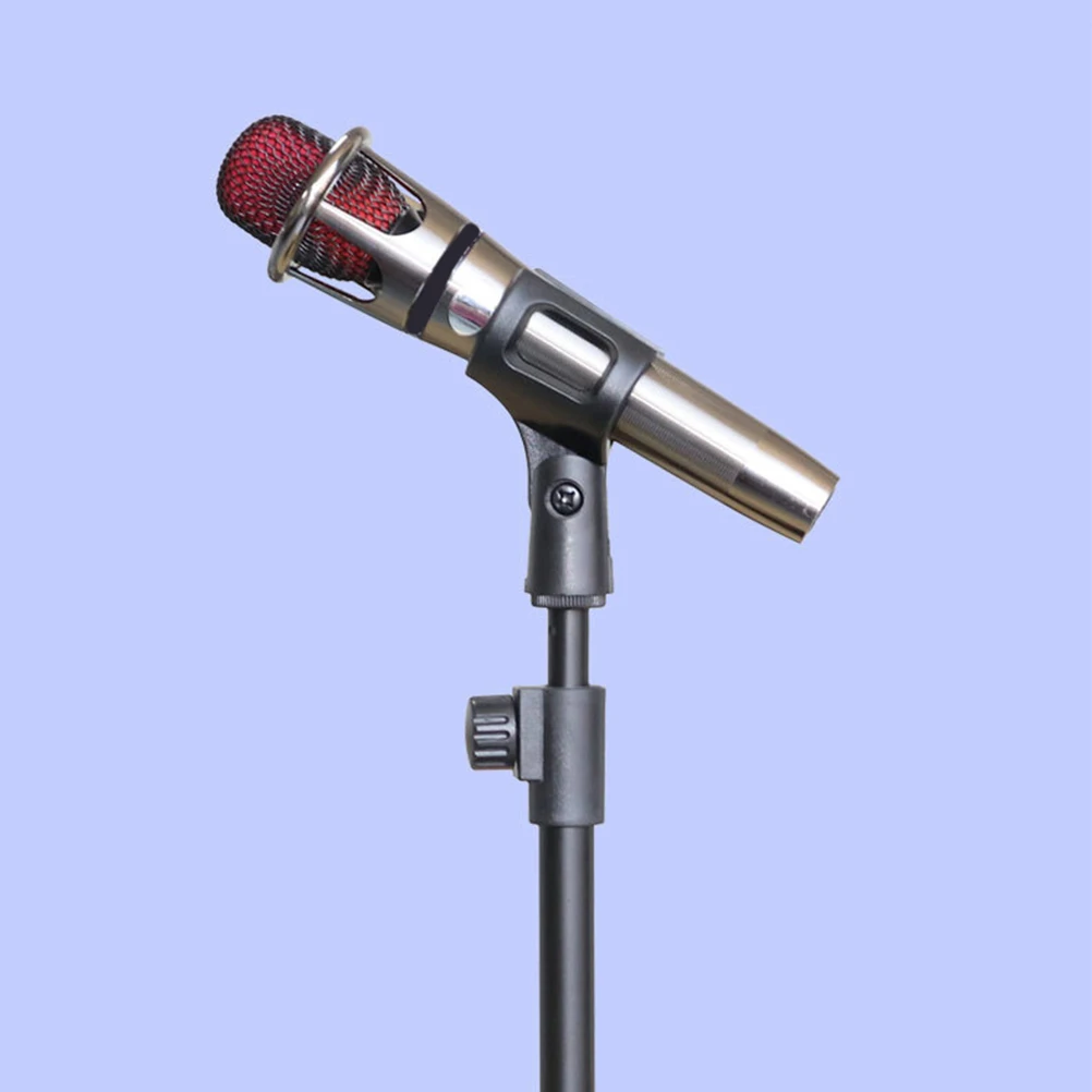 

8pcs Plastic Microphone Clips Holder Clamp Universal Square Stands Adjustable AntiVibration Mic Stand Clip Portable AudioVideo