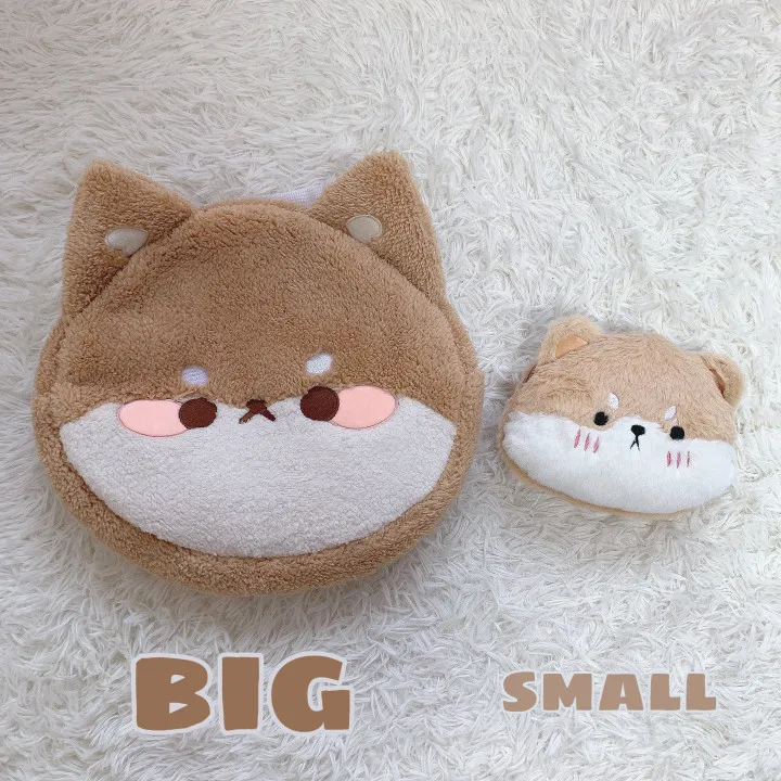 Cute Shiba Inu Plush Backpacks Soft Girl Japanese Lolita Crossbody Bags Female Casual and Sweet Cartoon Shoulder Bags Handbags