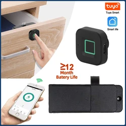 Tuya App-bediening Bluetooth-kast Vingerafdruk Smart Lock Keyless Verborgen archieflade Garderobe Aluminium digitaal deurslot